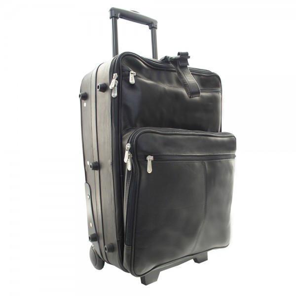 Piel Leather 22" Wheeled Traveler