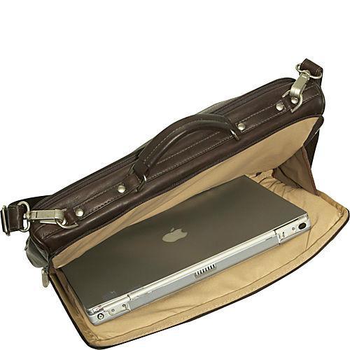 Piel Leather Double Executive Computer Bag