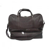 Piel Leather False-Bottom Sports Bag