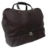 Piel Leather False-Bottom Sports Bag