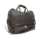Piel Leather False-Bottom Sports Bag