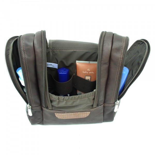 Piel Leather Hanging Travel Toiletry Kit