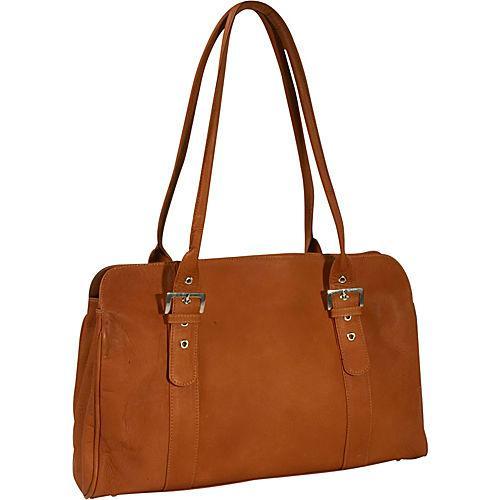 Piel Leather Ladies Buckle Business Tote