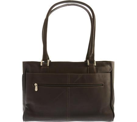 Piel Leather Ladies Laptop Tote With Pockets