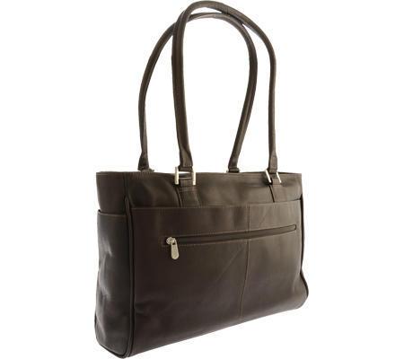 Piel Leather Ladies Laptop Tote With Pockets
