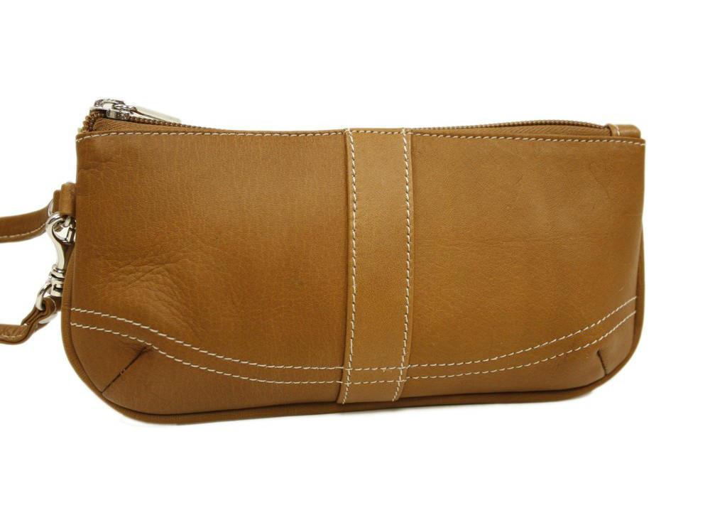 Piel Leather Large Ladies Wristlet