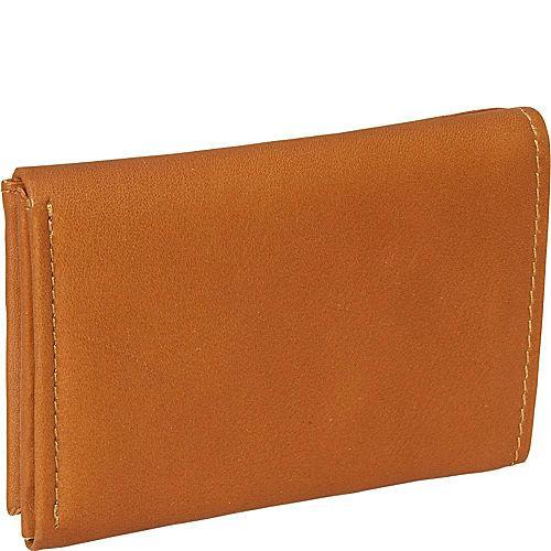 Piel Leather Large Tri-Fold Wallet