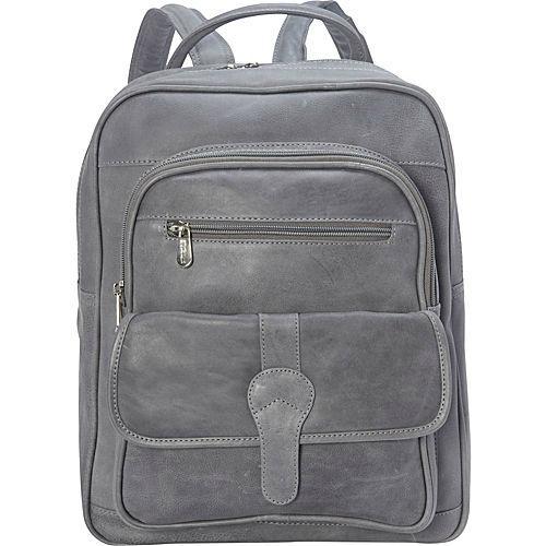 Piel Leather Medium Buckle Flap Backpack