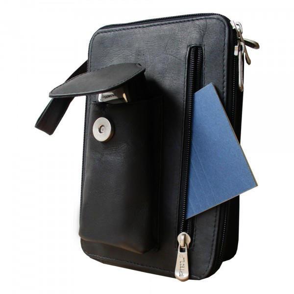 Piel Leather Organizer Bag Luggage Pros