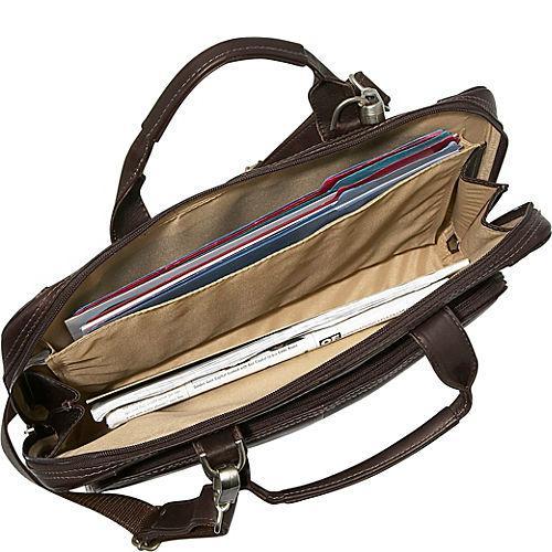 Piel Leather Slim Modern Portfolio