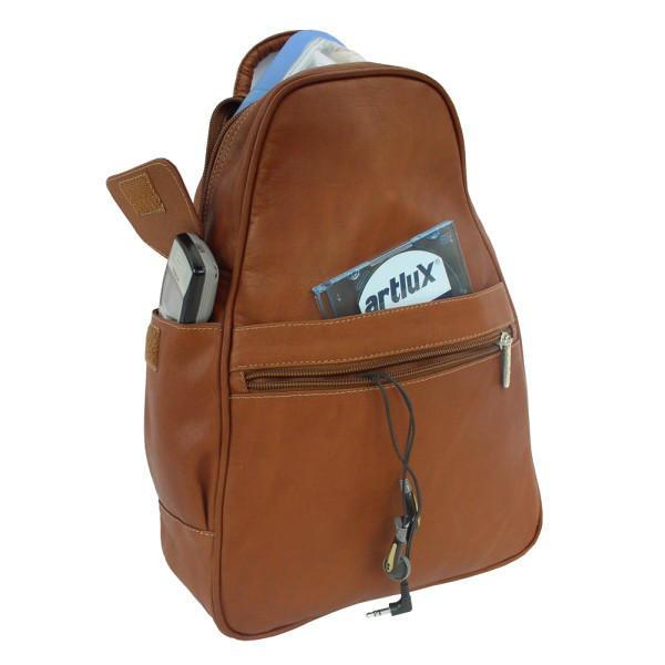 Piel Leather Tri-Shaped Sling Bag