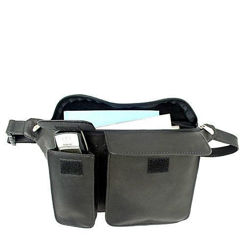 Piel Leather Waist Bag With Phone Pocket