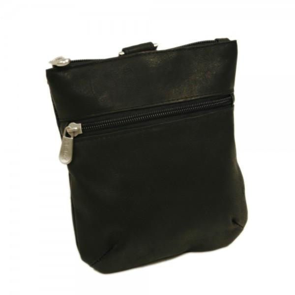 Piel Leather Zippered Valuable Pouch
