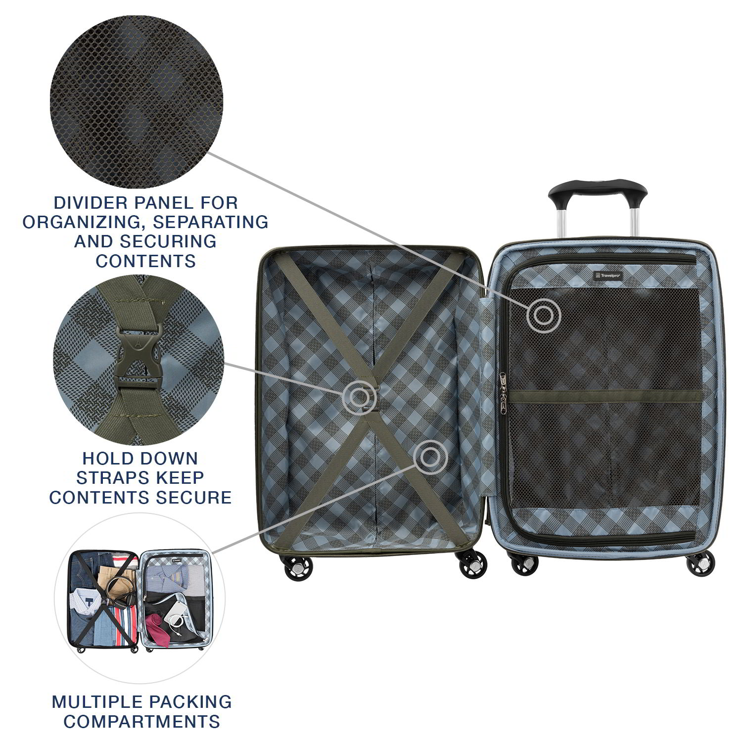 Travelpro Maxlite 5 Lightweight Expandable Carry-On Hardside Spinner
