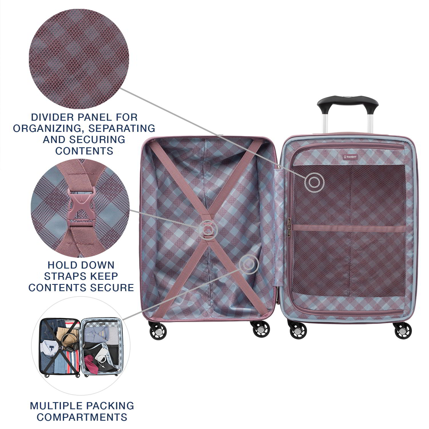 Travelpro Maxlite 5 Lightweight Expandable Carry-On Hardside Spinner