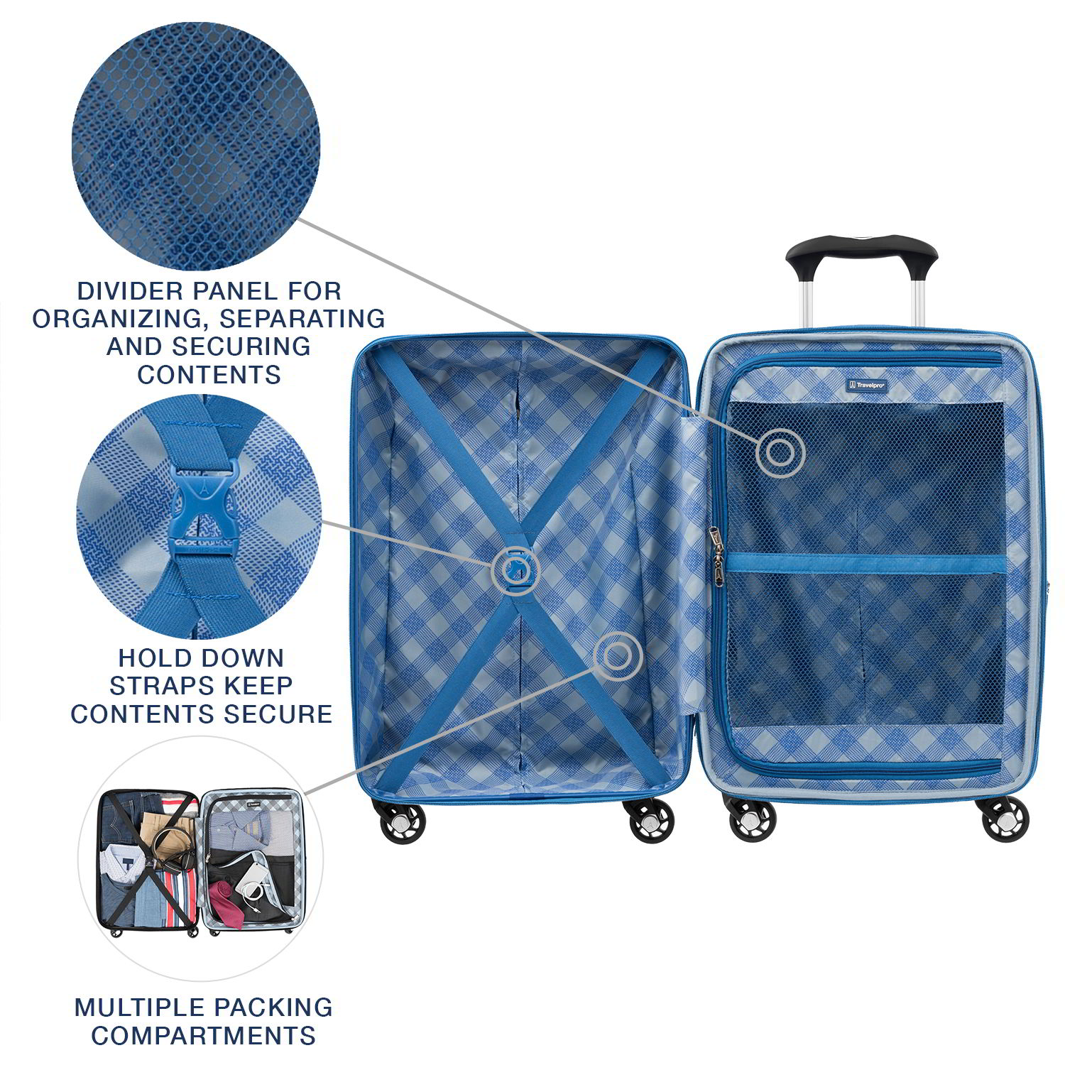 Travelpro Maxlite 5 Lightweight Expandable Carry-On Hardside Spinner