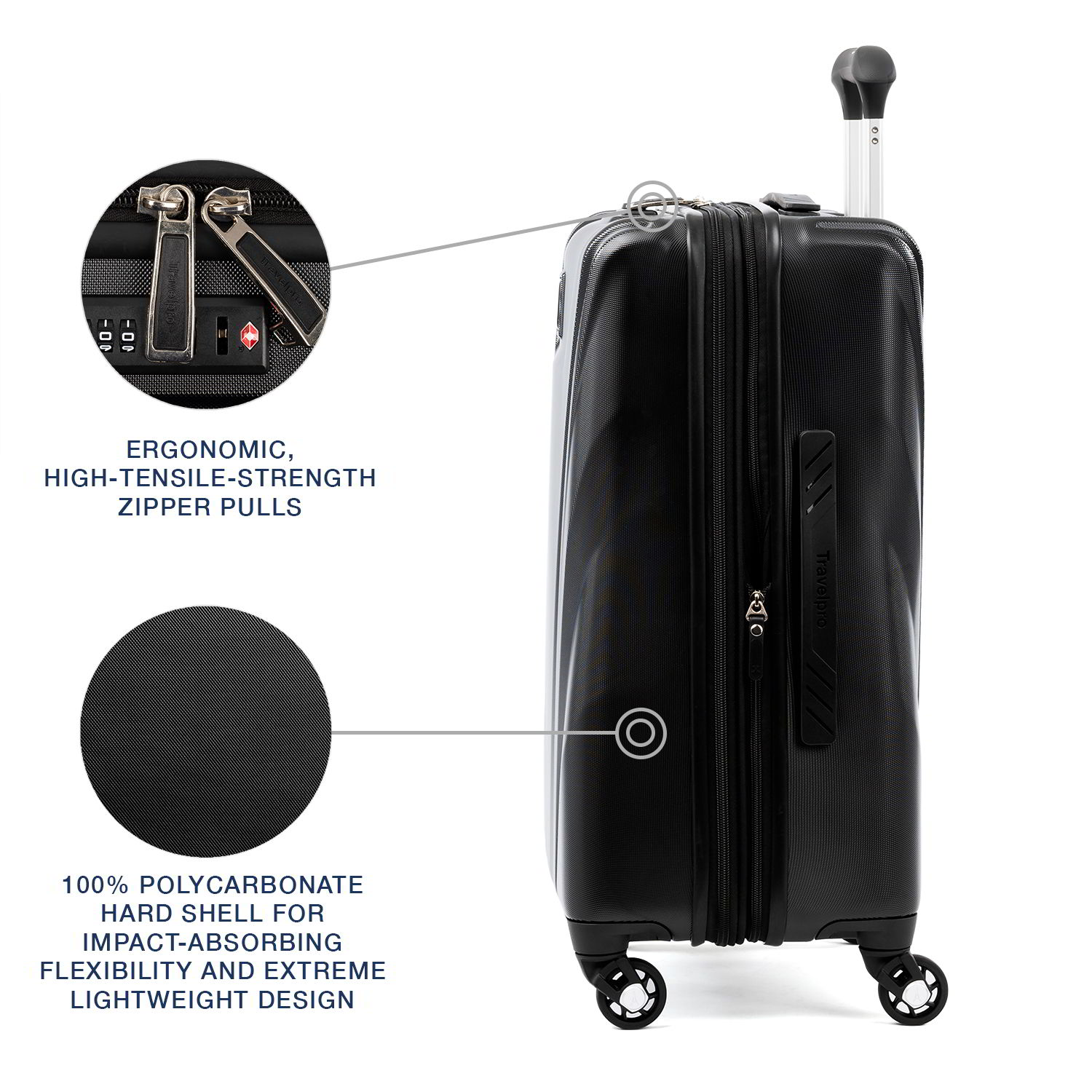 Travelpro Maxlite 5 Lightweight Expandable Carry-On Hardside Spinner