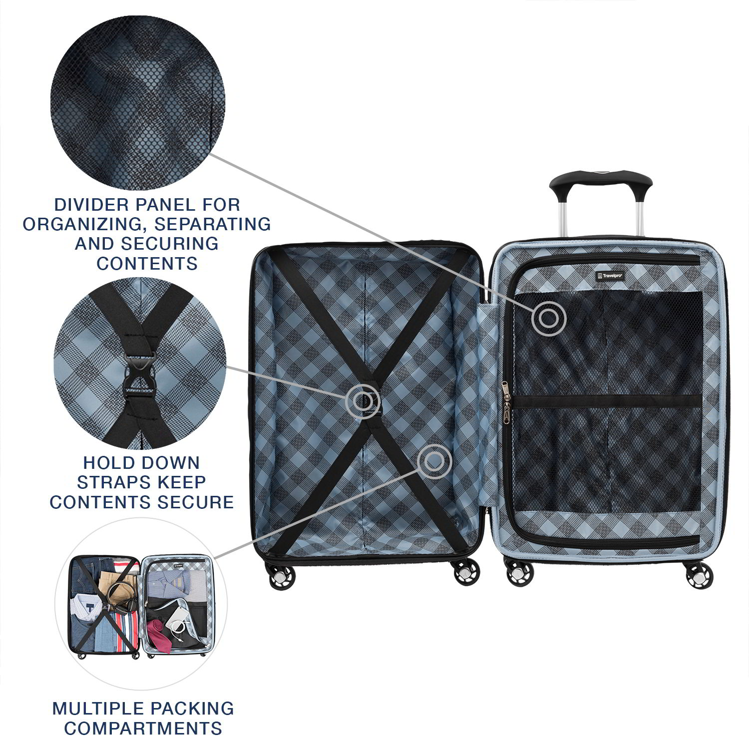 Travelpro Maxlite 5 Lightweight Expandable Carry-On Hardside Spinner