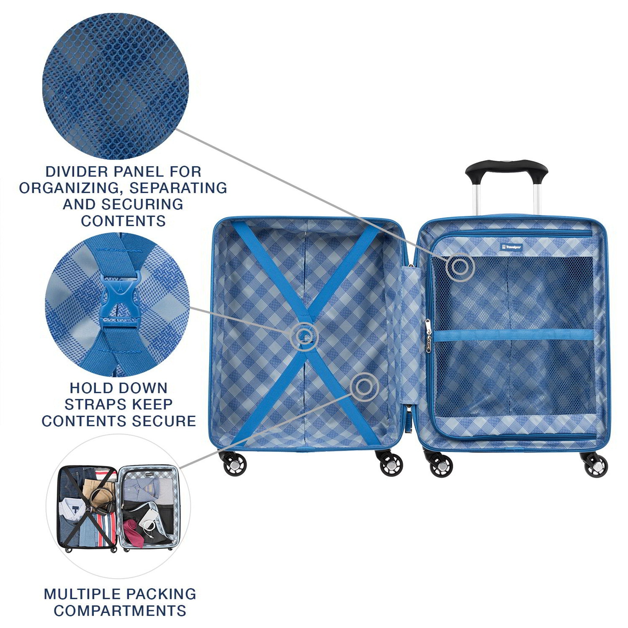 Travelpro Maxlite 5 Lightweight International Carry-On Hardside Spinner-Luggage Pros