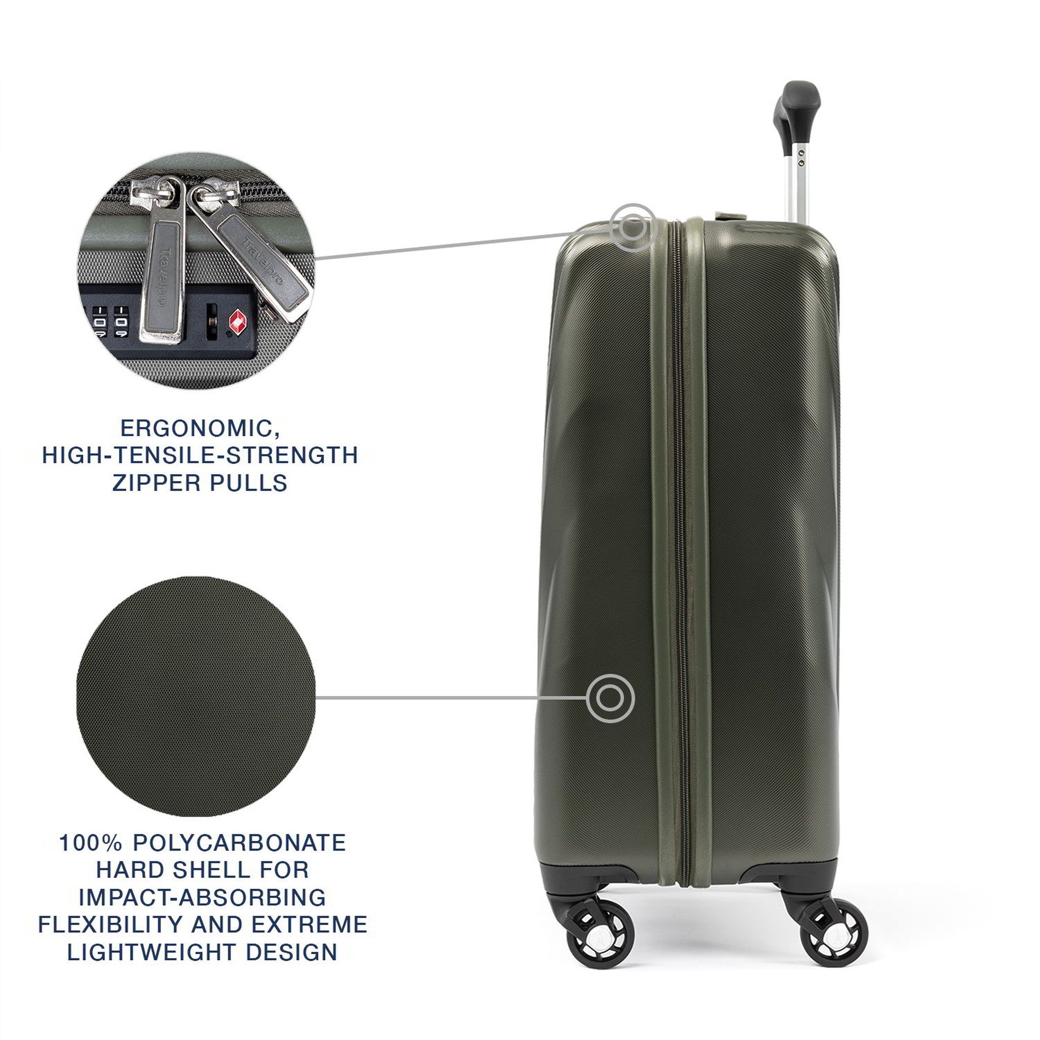 Travelpro Maxlite 5 Lightweight International Carry-On Hardside Spinner-Luggage Pros