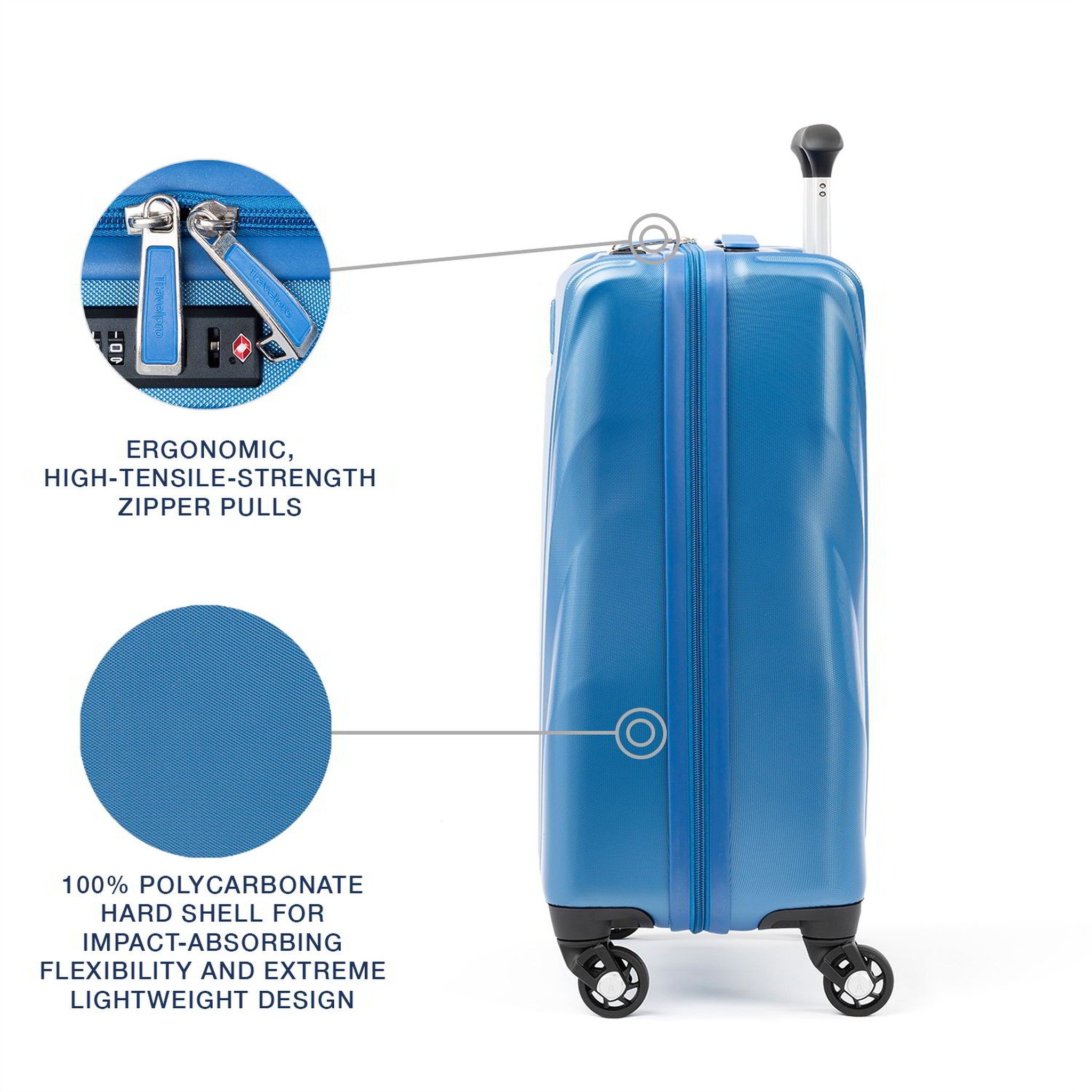 Travelpro Maxlite 5 Lightweight International Carry-On Hardside Spinner-Luggage Pros