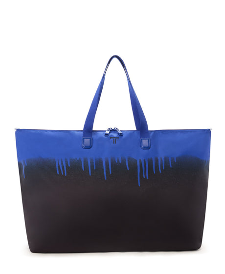 Voyageur Just In Case Tote in Electric Blue Spray Paint