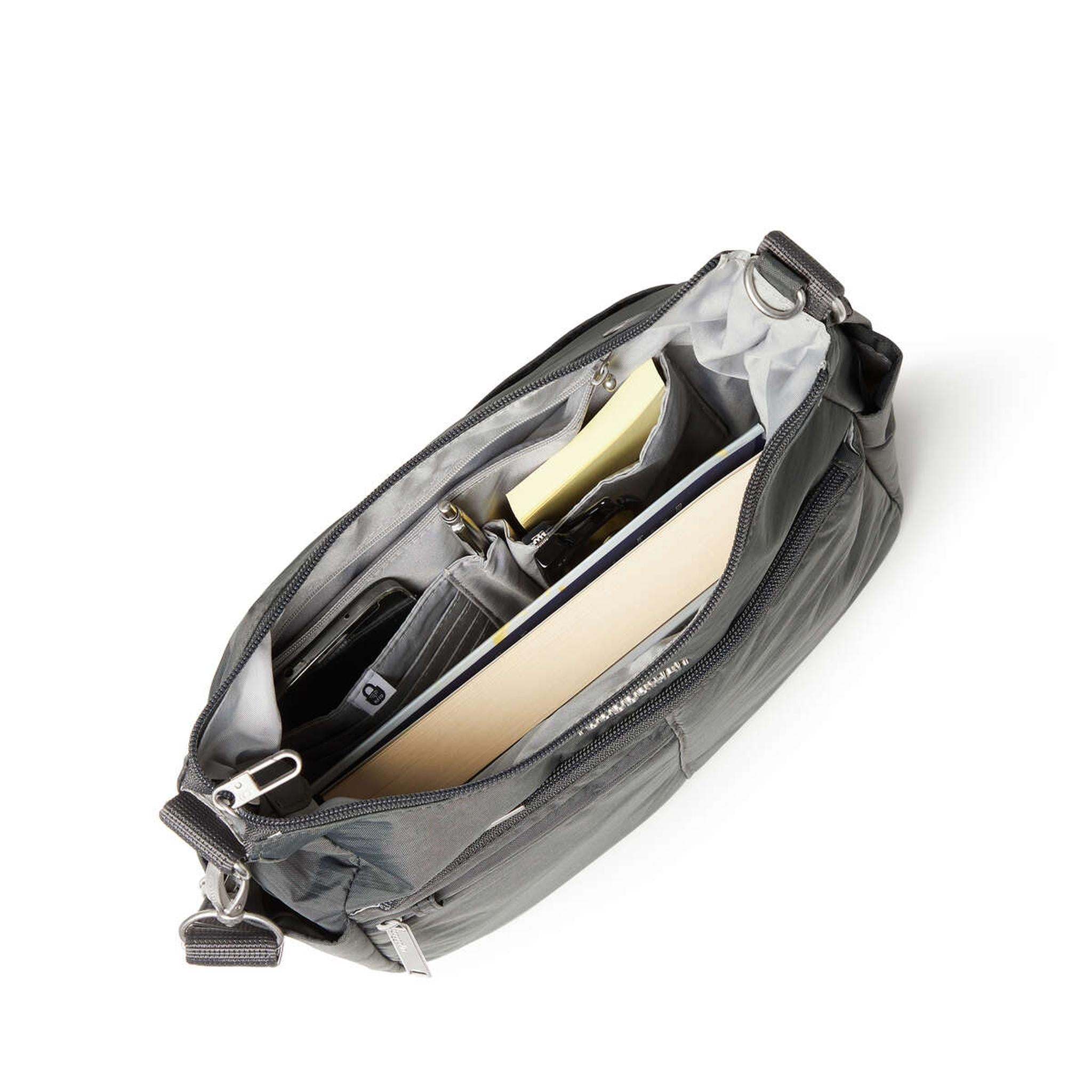 Naptime クロスボディ BAG-GRAY Baggallini Anti-Theft Free Time Crossbody Bagg – Luggage Pros