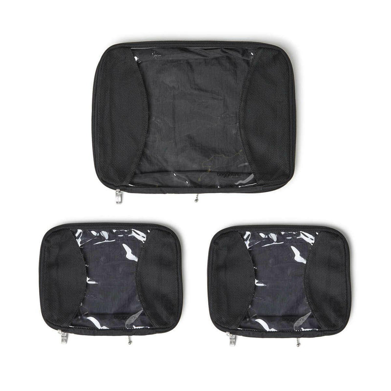 Baggallini Travel 2 Medium & 1 Large Compression Packing Cube Set