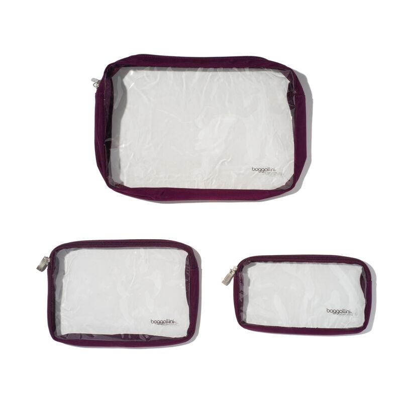 Baggallini Travel Clear Travel Pouches