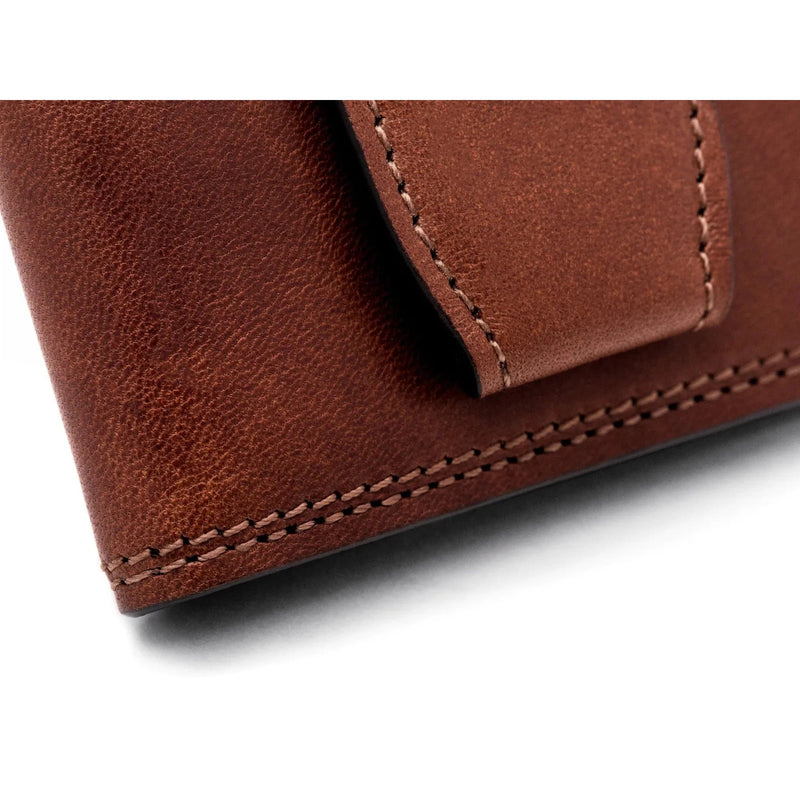 Bosca Dolce Leather Deluxe Front Pocket Wallet with Magnetic Clip