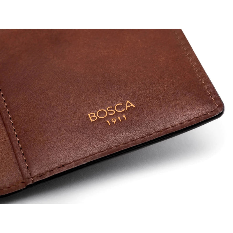 Bosca Dolce Leather Deluxe Front Pocket Wallet with Magnetic Clip