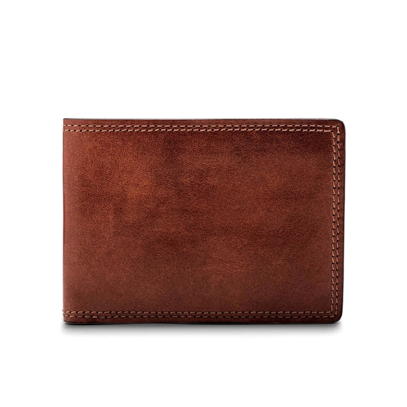 Bosca Dolce Leather Small Bifold Wallet 