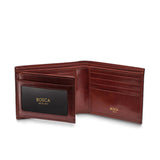 Bosca Old Leather Bifold Wallet with Card / ID Flap