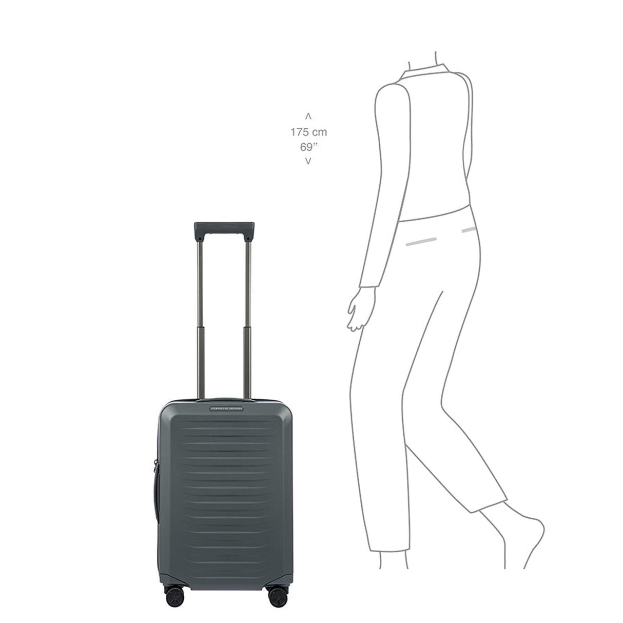 Brics Porsche Design Roadster Hardside 21" Expandable Carry-On Spinner