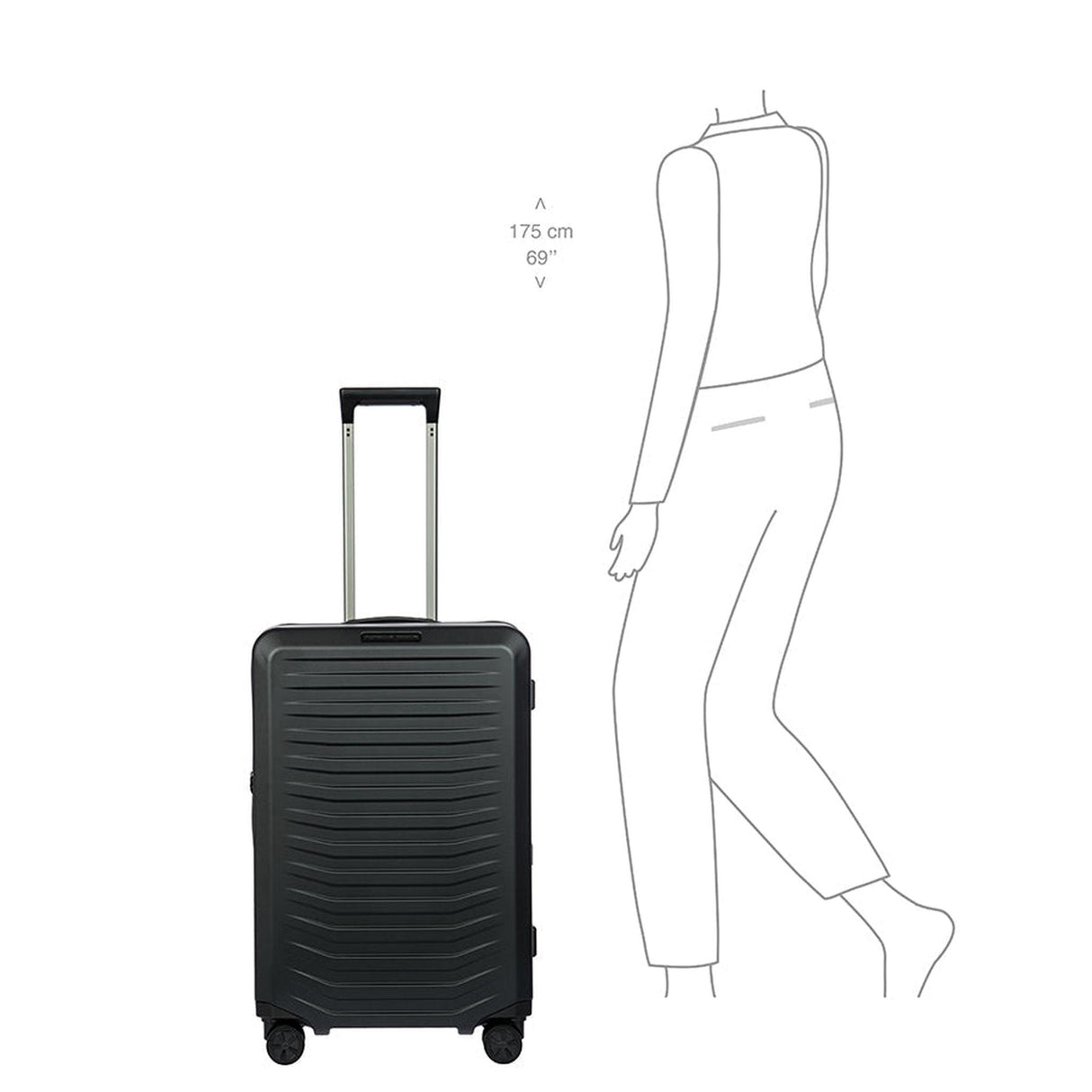 Brics Porsche Design Roadster Hardside 27" Expandable Check-In Spinner