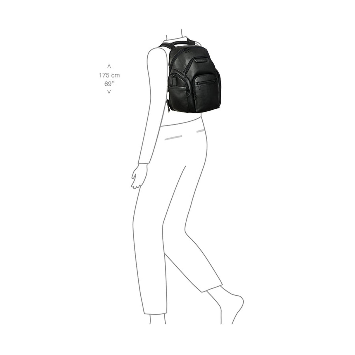 Brics Porsche Design Roadster Leather Evo Backpack L