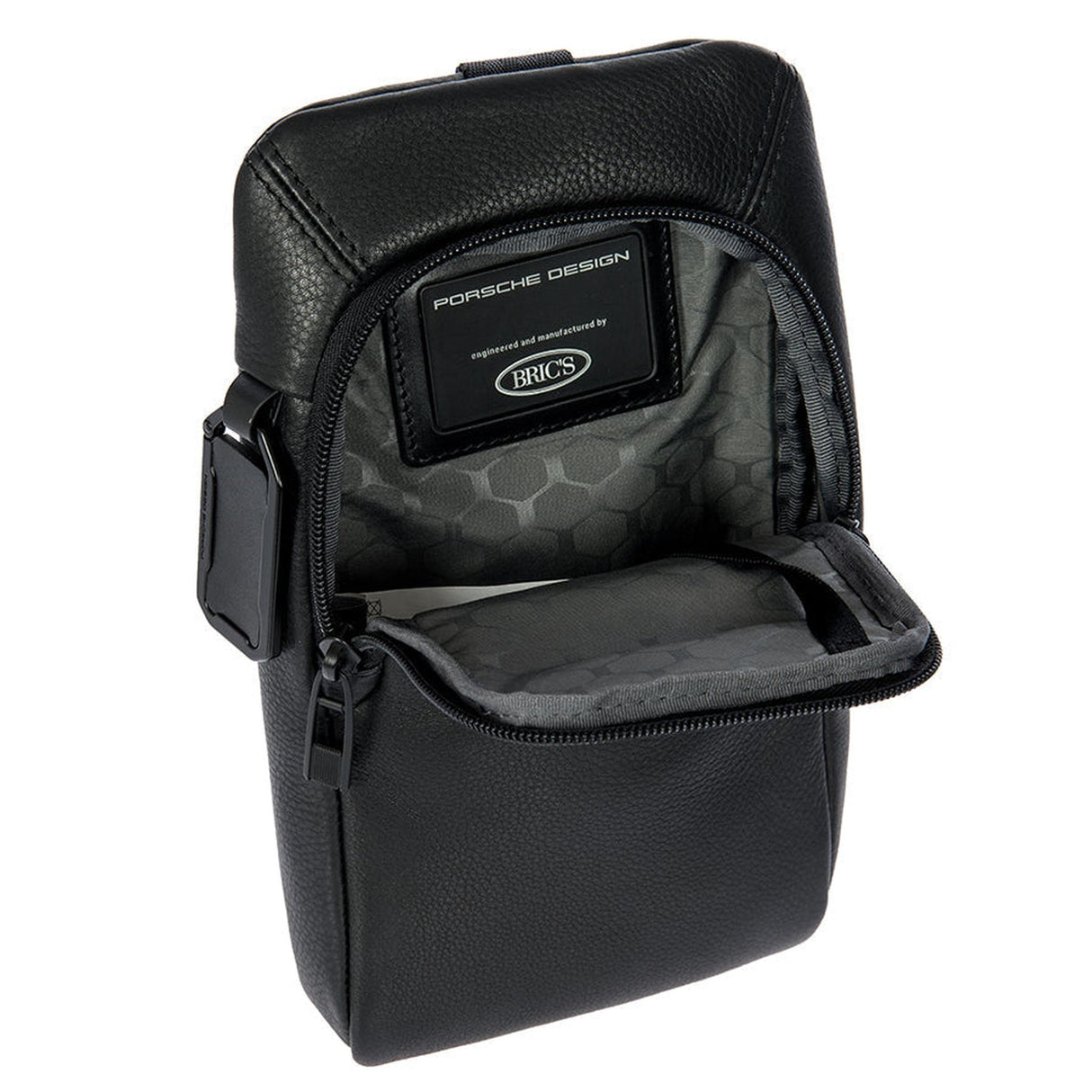 Brics Porsche Design Roadster Leather Evo Crossbody Bag