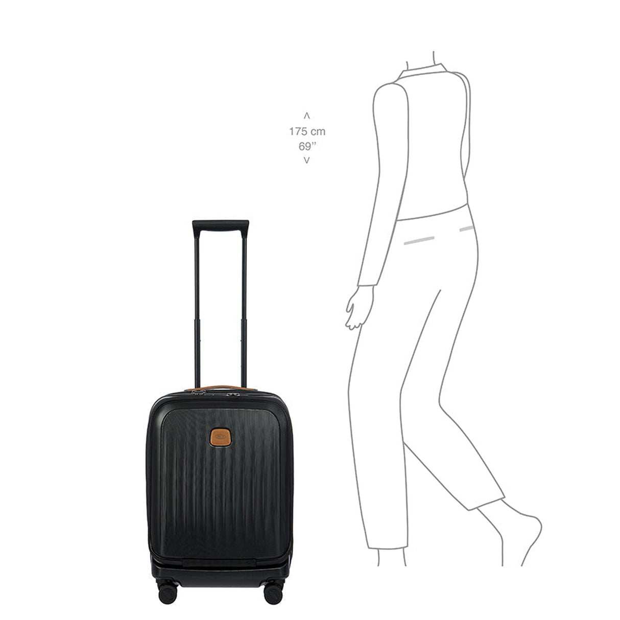 Brics Taormina 21" Expandable Carry-On Spinner with Pocket