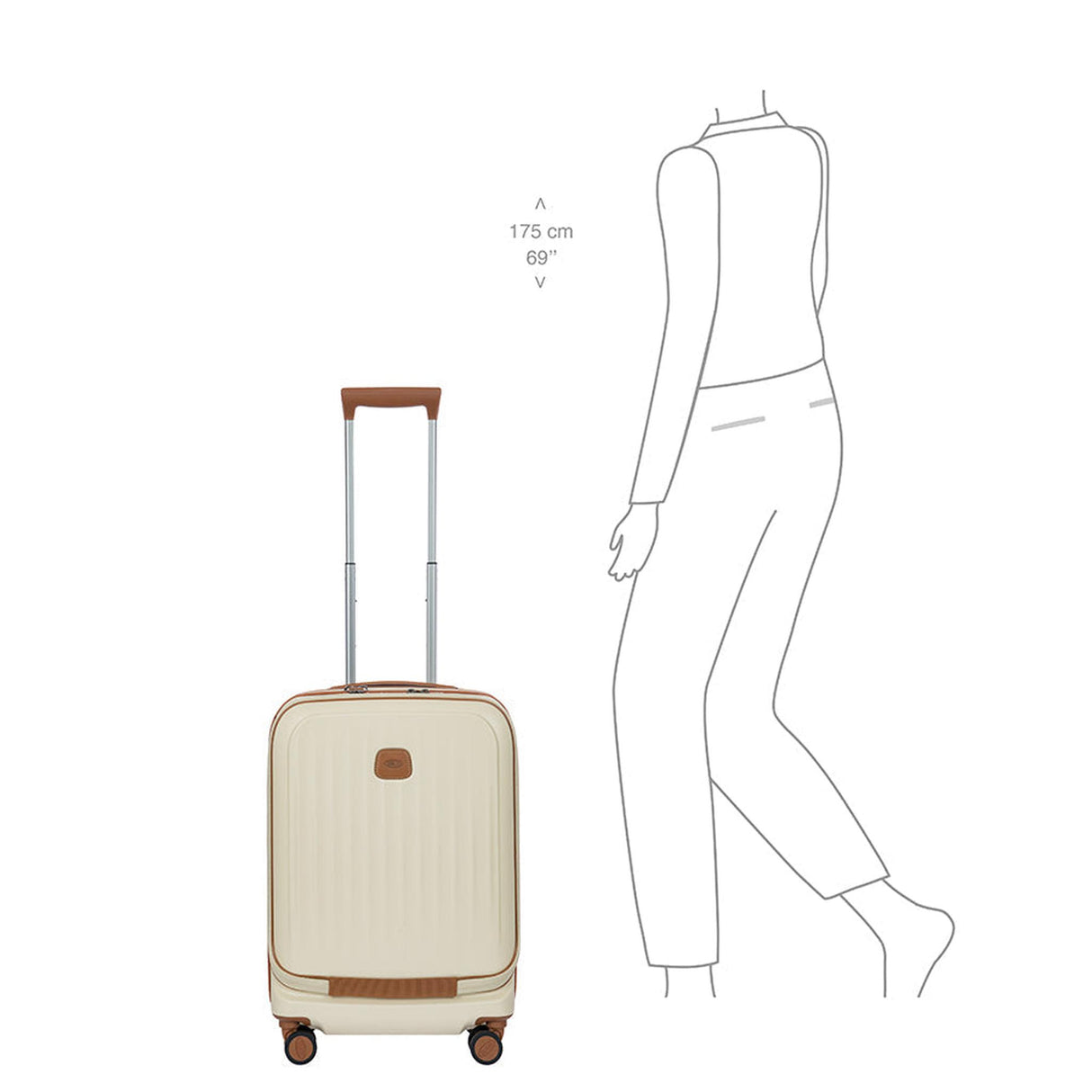 Brics Taormina 21" Expandable Carry-On Spinner with Pocket