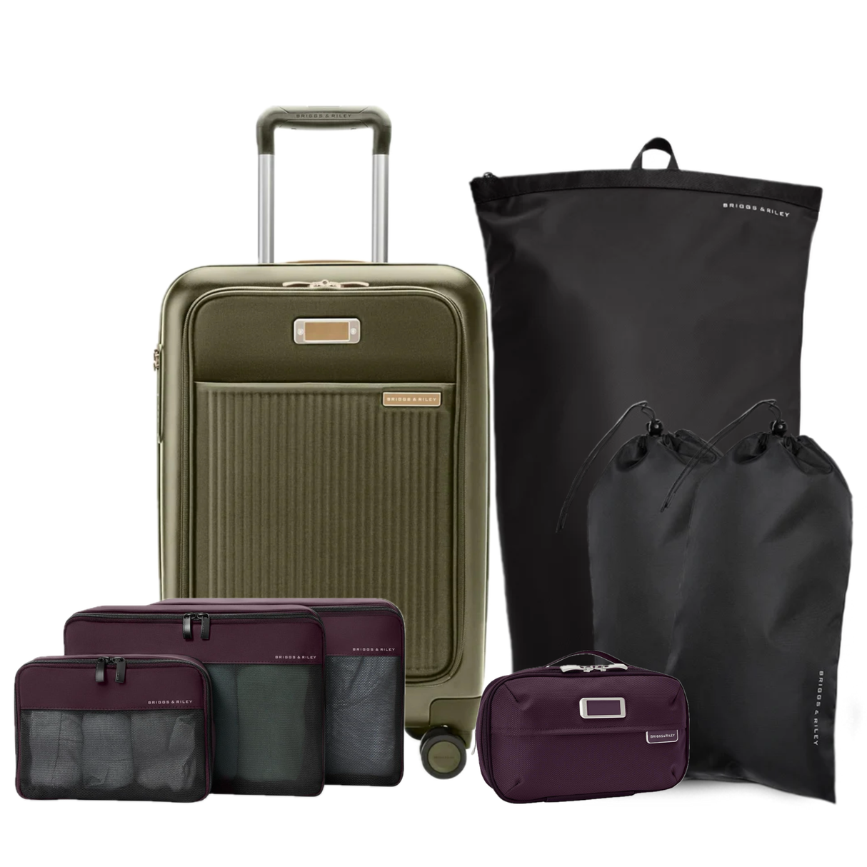 Briggs & Riley Essential Set (Sympatico Carry-On plus Packing Organizers)