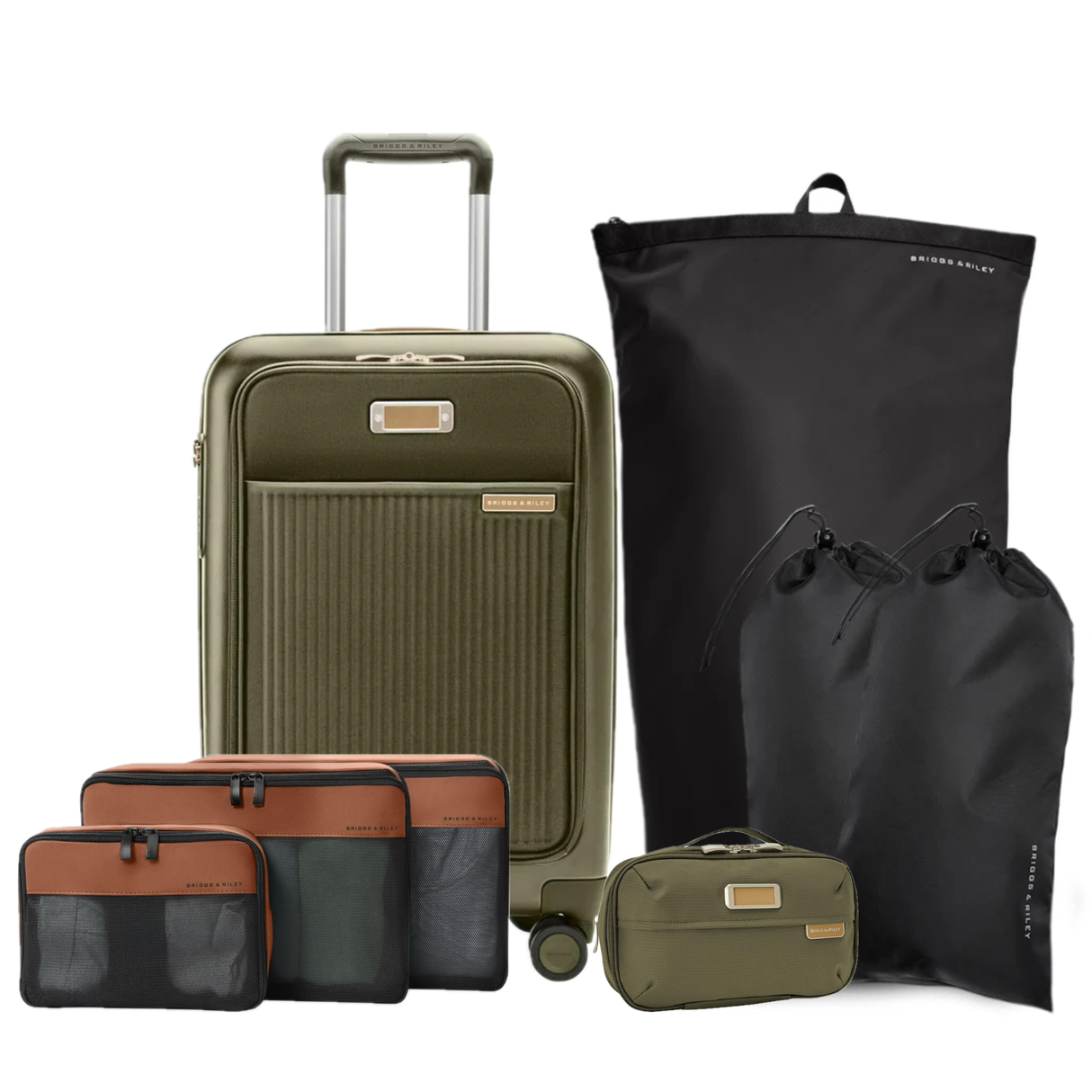 Briggs & Riley Essential Set (Sympatico Carry-On plus Packing Organizers)