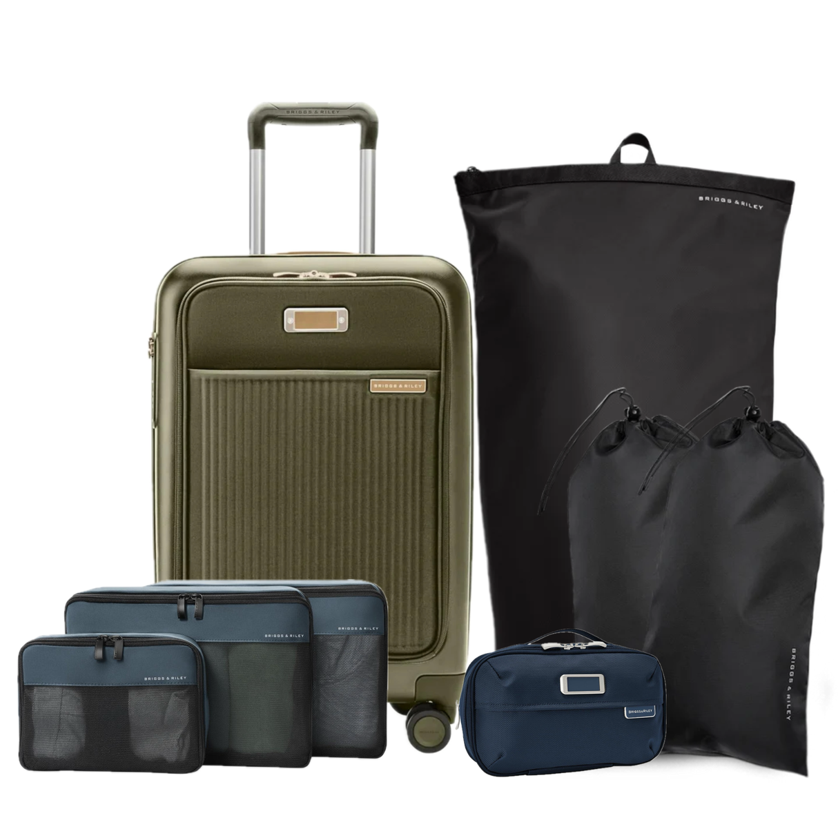 Briggs & Riley Essential Set (Sympatico Carry-On plus Packing Organizers)