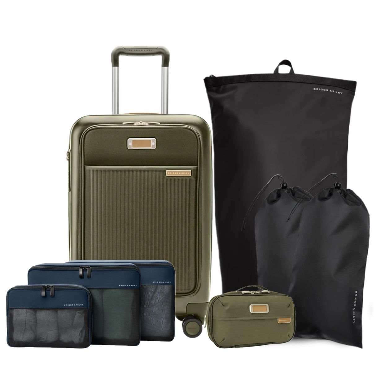 Briggs & Riley Essential Set (Sympatico Carry-On plus Packing Organizers)