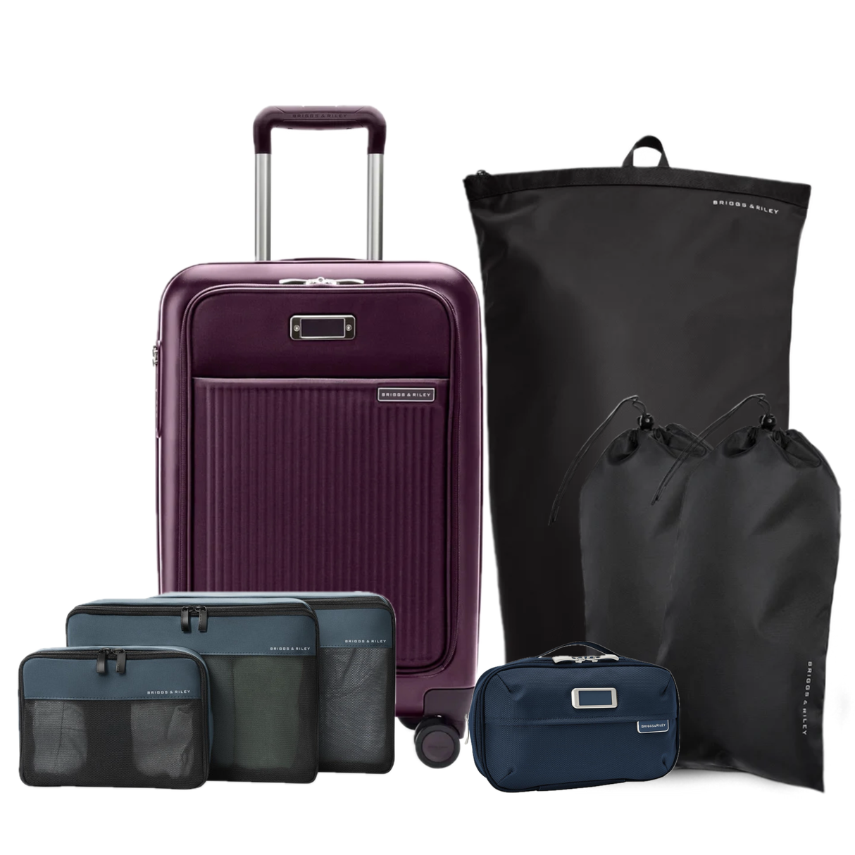 Briggs & Riley Essential Set (Sympatico Carry-On plus Packing Organizers)