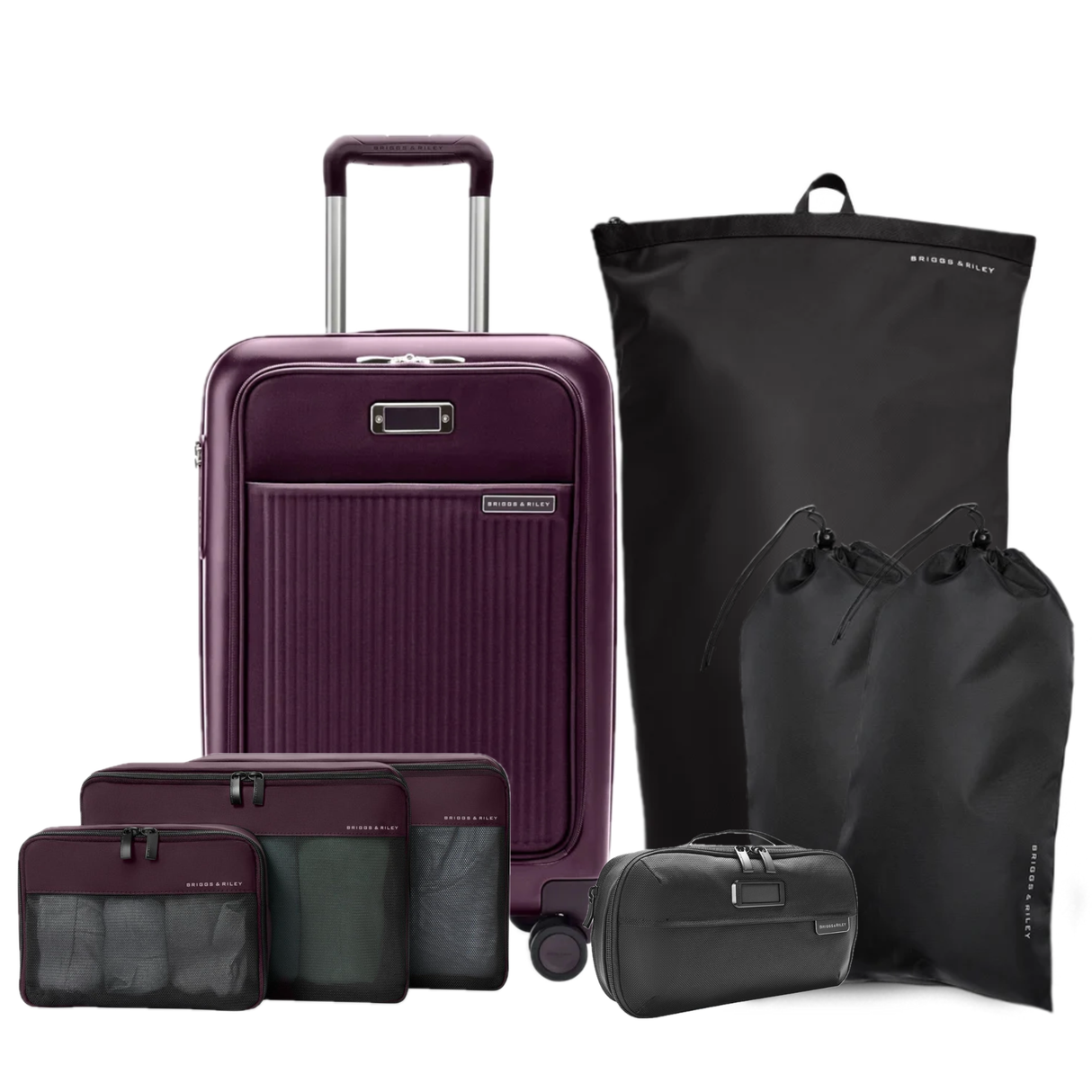 Briggs & Riley Essential Set (Sympatico Carry-On plus Packing Organizers)