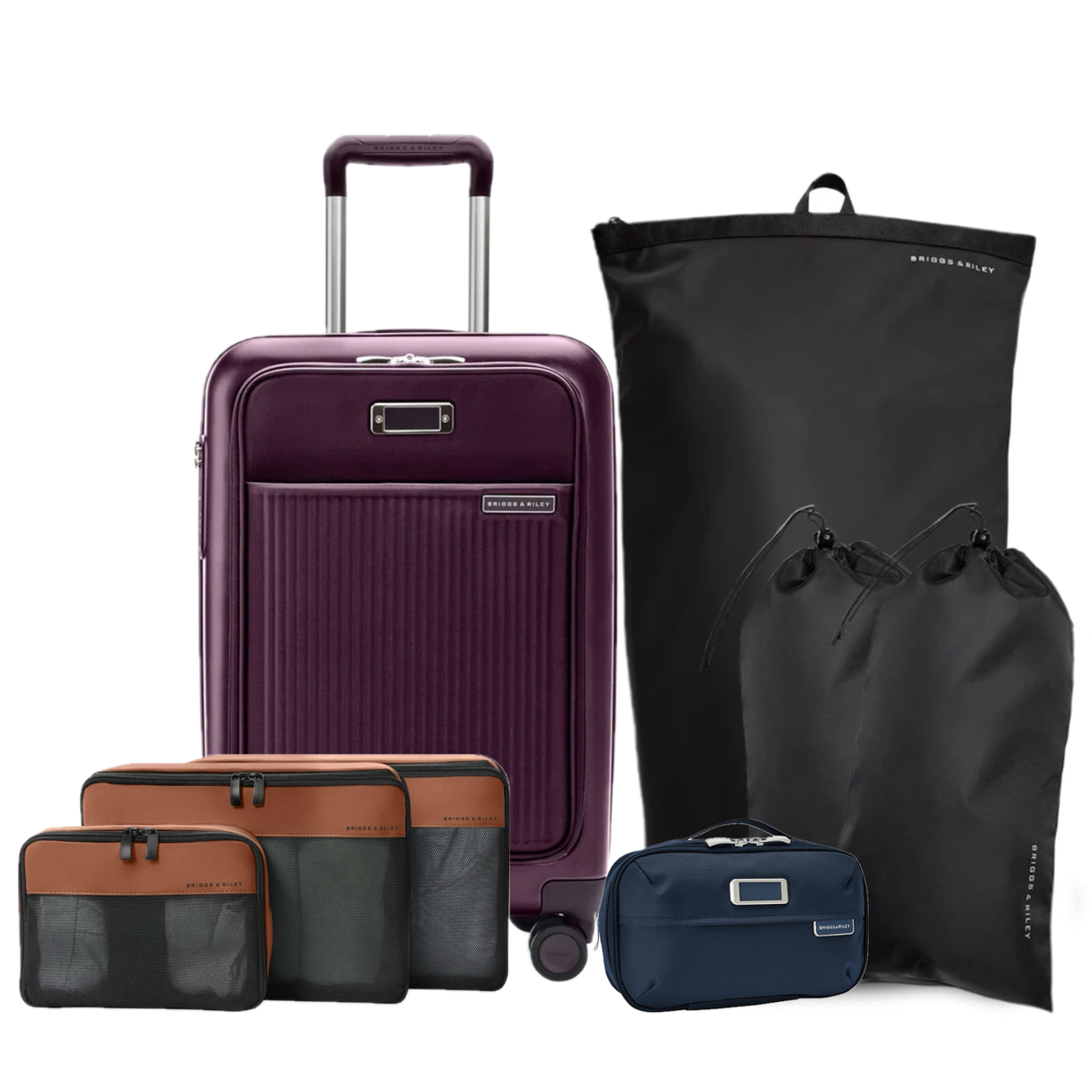 Briggs & Riley Essential Set (Sympatico Carry-On plus Packing Organizers)