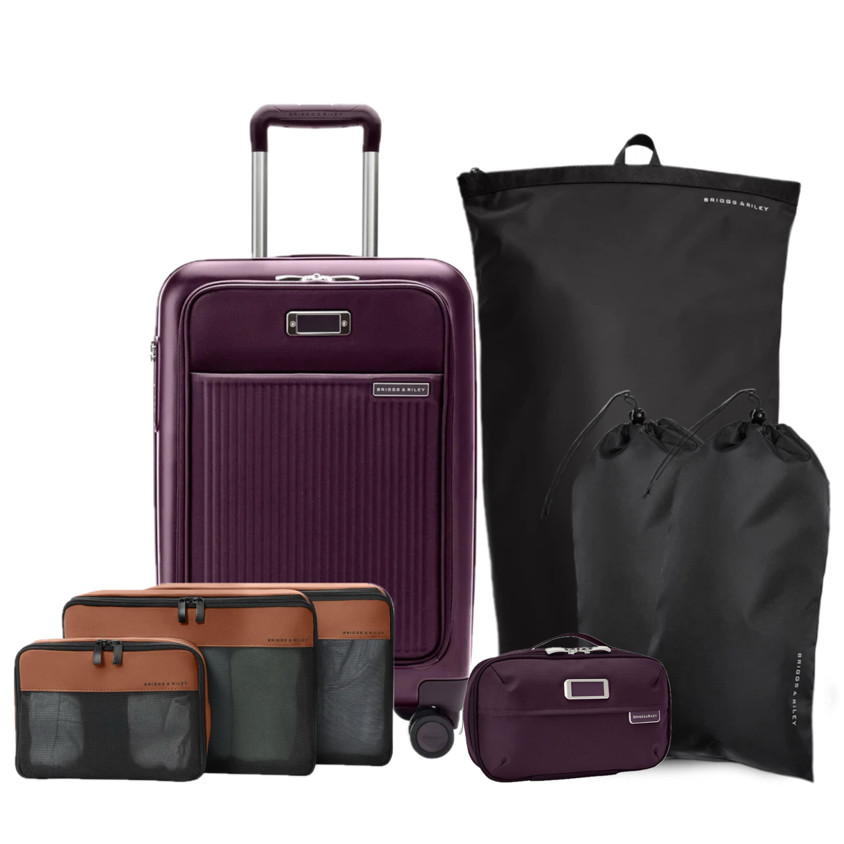 Briggs & Riley Essential Set (Sympatico Carry-On plus Packing Organizers)