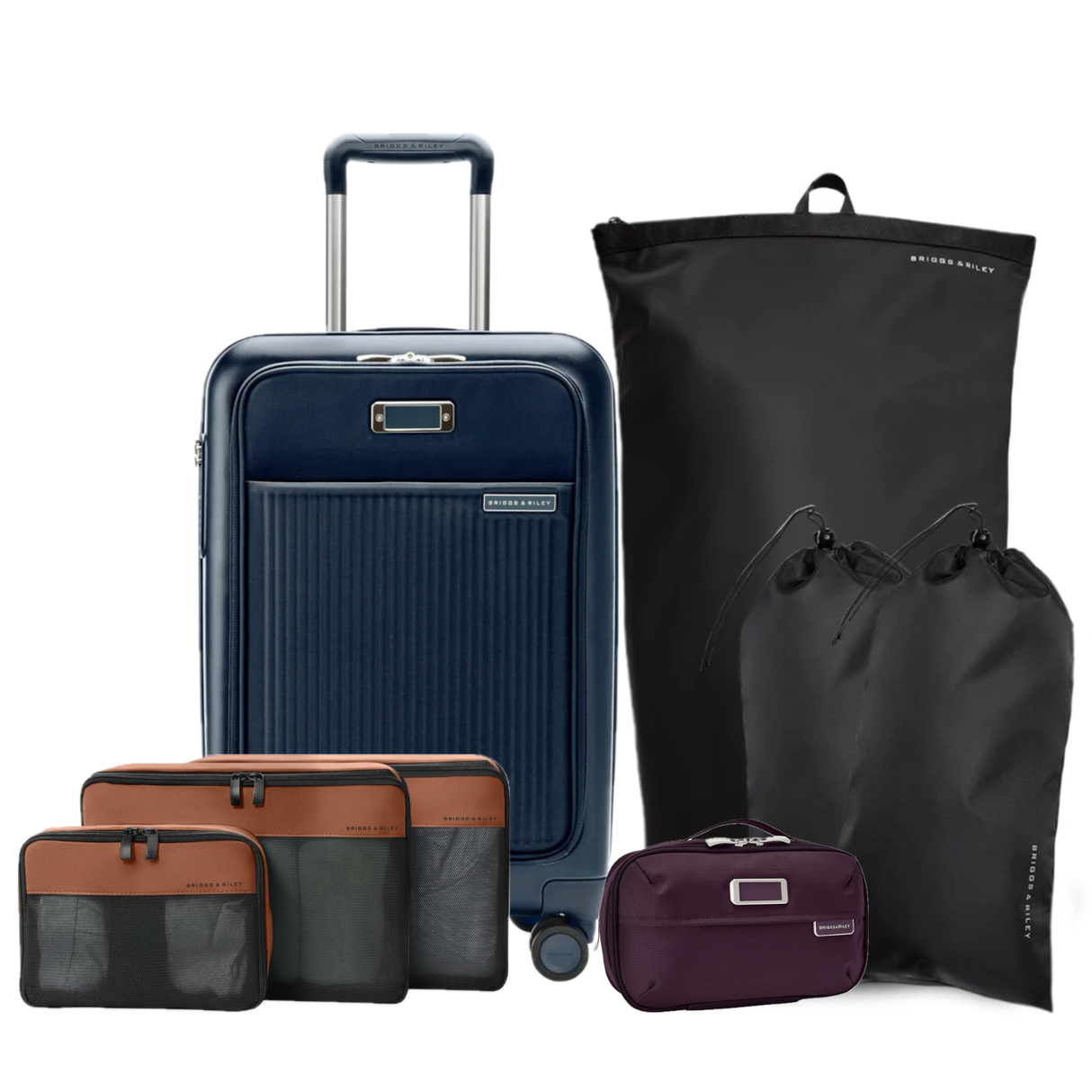 Briggs & Riley Essential Set (Sympatico Carry-On plus Packing Organizers)