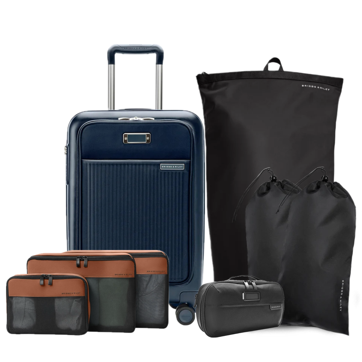 Briggs & Riley Essential Set (Sympatico Carry-On plus Packing Organizers)