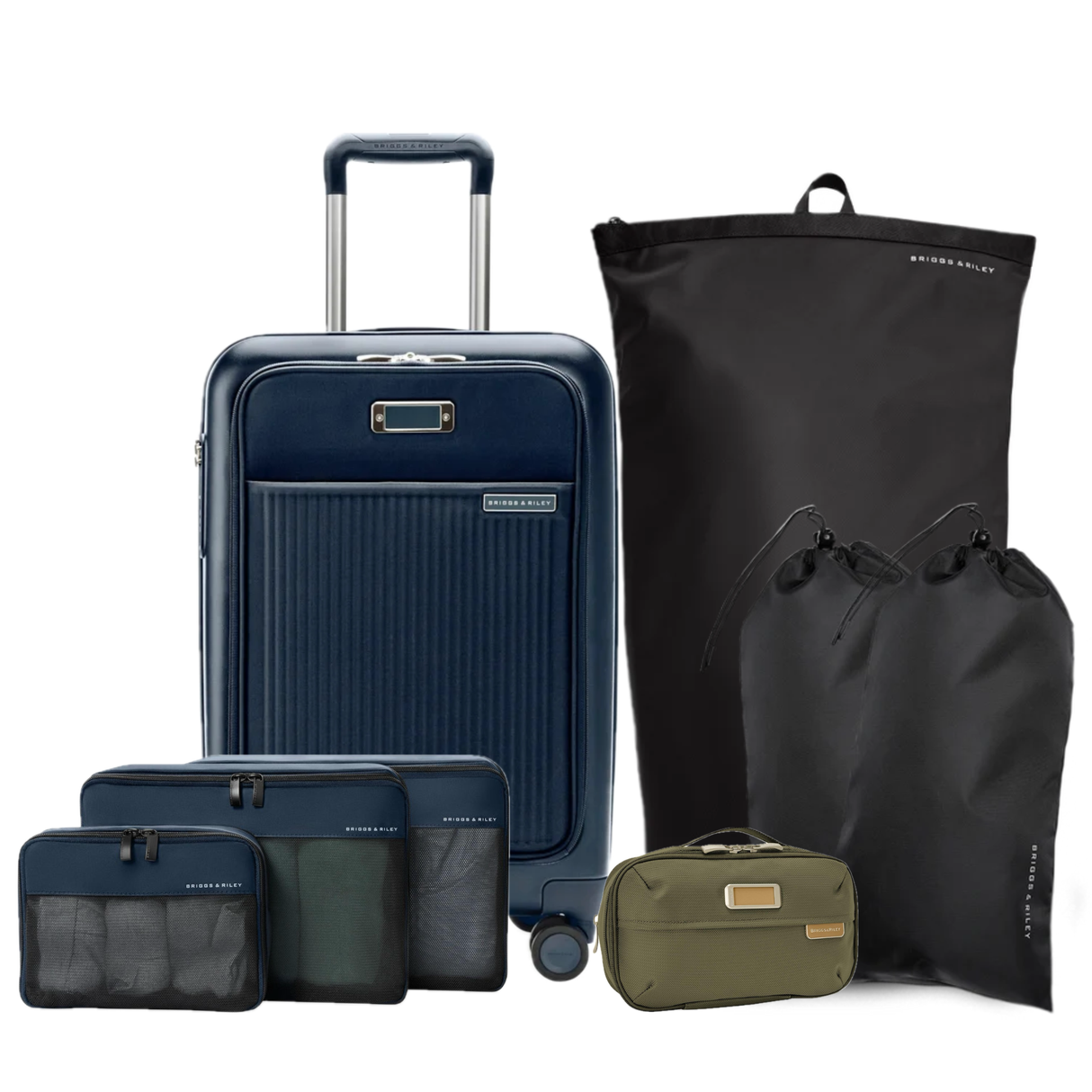 Briggs & Riley Essential Set (Sympatico Carry-On plus Packing Organizers)